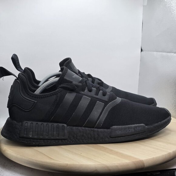 Mens Size 13 - Adidas NMD_R1, FV9015, Triple Black, Men's Running Shoes - Picture 1 of 9